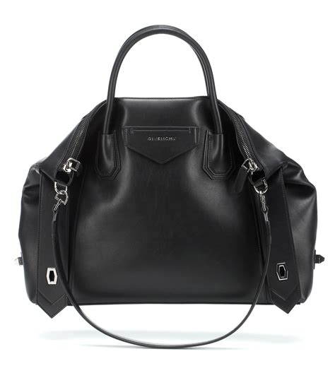 givenchy antigona medium leather shopping tote black|givenchy antigona shopping tote.